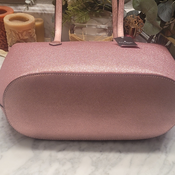 🩷🩷🩷NWT Kate Spade Pink Glitter Tote Bag 🩷🩷🩷 - Picture 13 of 15